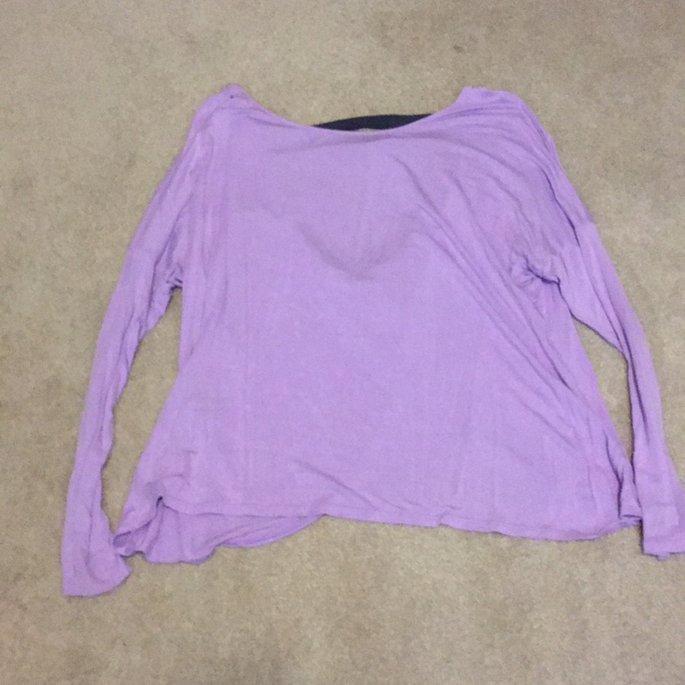Long sleeve active wear top